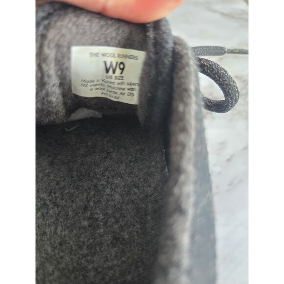 Allbirds Wool Runners Women’s Size 9 All Black Merino Wool Lace Up Comfort Shoes - Picture 9 of 12